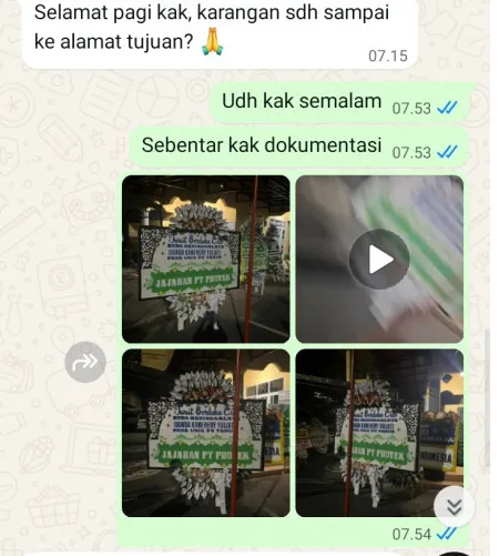 Pengiriman Papan Bunga Selamat Tanjung Barat