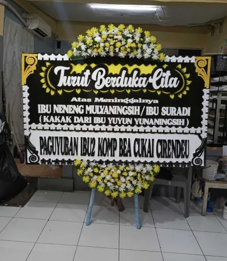 Papan Bunga Duka Tanjung Barat